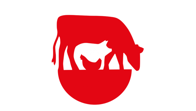 Логотип производителя мяса.